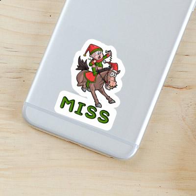 Sticker Miss Rider Notebook Image