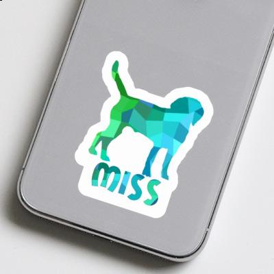 Sticker Miss Hund Notebook Image