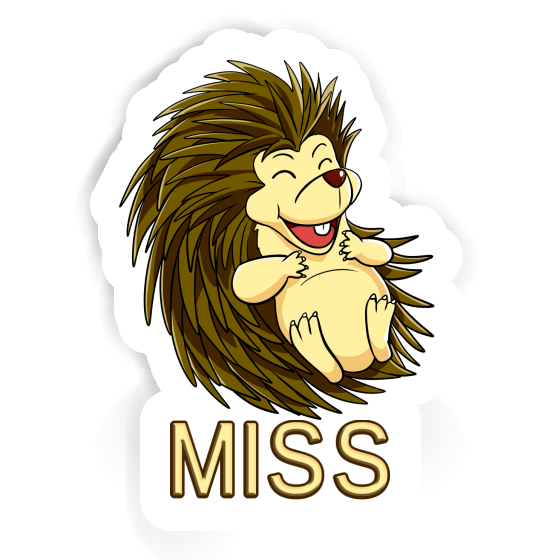 Sticker Hedgehog Miss Gift package Image