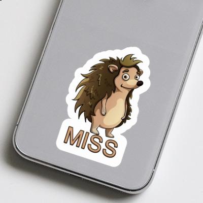 Miss Sticker Hedgehog Image