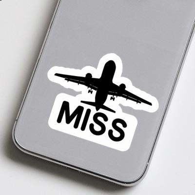 Jumbo-Jet Autocollant Miss Notebook Image