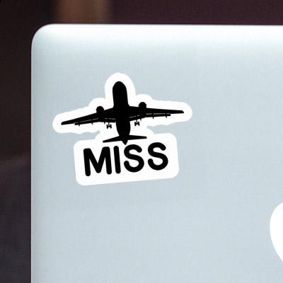 Jumbo-Jet Autocollant Miss Laptop Image