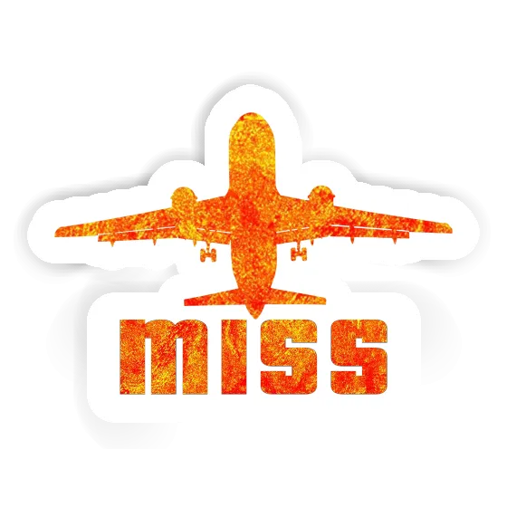 Miss Autocollant Jumbo-Jet Image