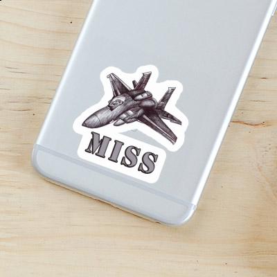 Avion Autocollant Miss Notebook Image