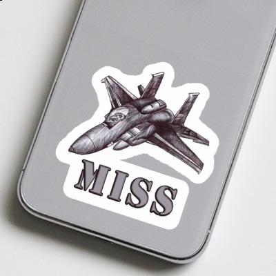 Avion Autocollant Miss Laptop Image