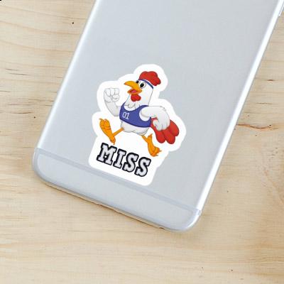 Miss Sticker Jogger Notebook Image