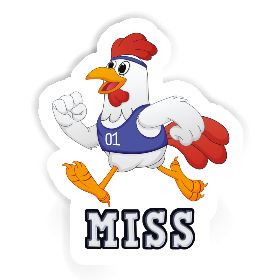 Miss Sticker Jogger Notebook Image