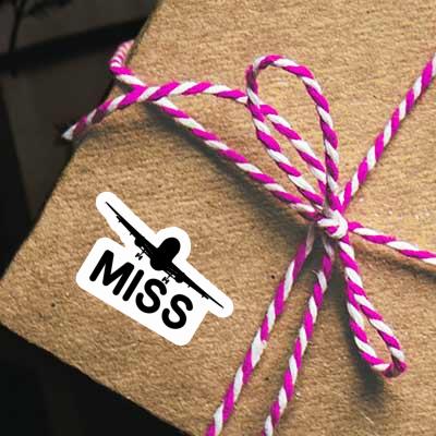 Autocollant Avion Miss Gift package Image