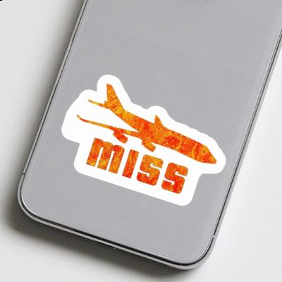 Autocollant Miss Jumbo-Jet Laptop Image