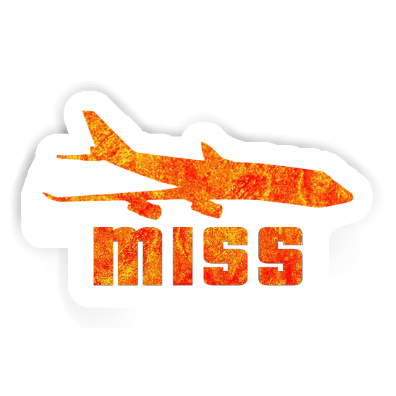 Jumbo-Jet Sticker Miss Laptop Image