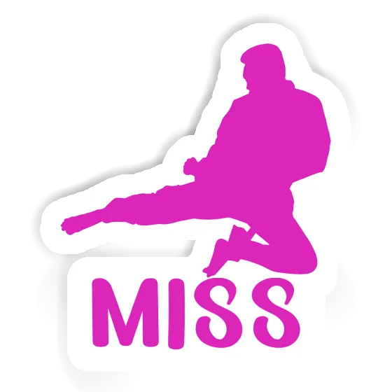 Sticker Karateka Miss Gift package Image