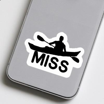 Sticker Miss Kayaker Notebook Image