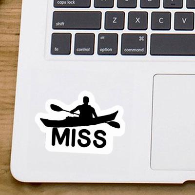 Kayaker Sticker Miss Gift package Image