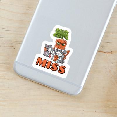 Monster Carrot Sticker Miss Image