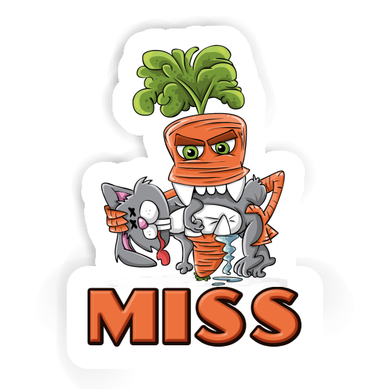 Monster Carrot Sticker Miss Notebook Image