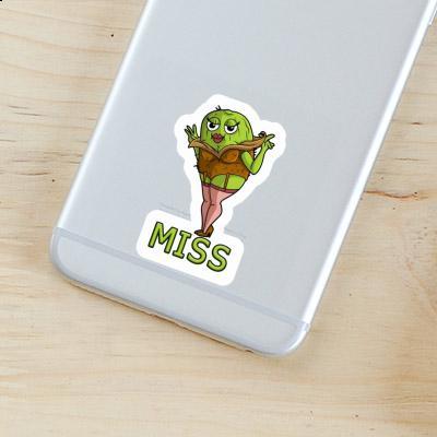 Sticker Miss Kiwi Notebook Image