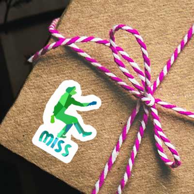 Sticker Miss Climber Laptop Image