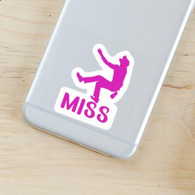 Sticker Climber Miss Laptop Image