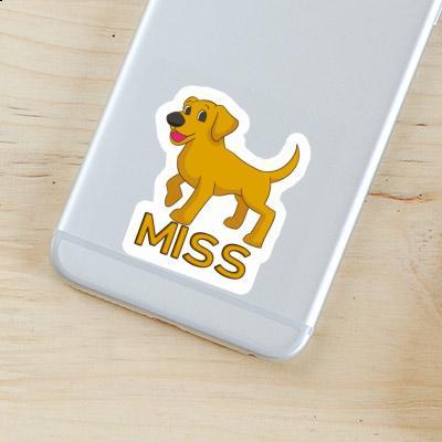 Sticker Miss Dog Laptop Image