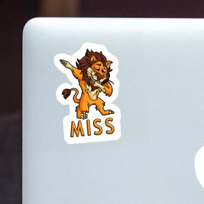 Miss Sticker Lion Notebook Image