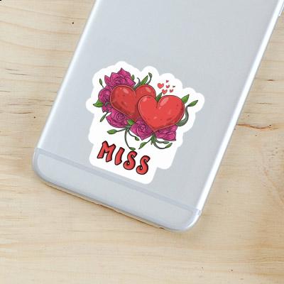 Sticker Miss Herz Notebook Image