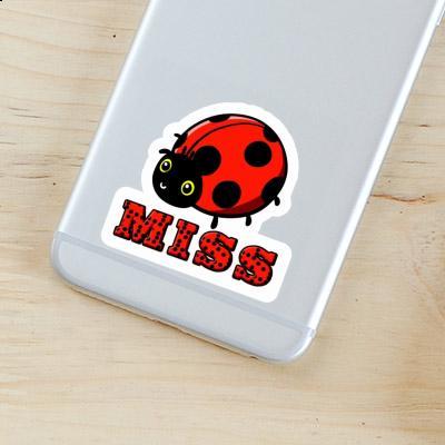 Ladybug Sticker Miss Notebook Image