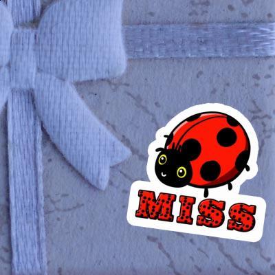 Ladybug Sticker Miss Image