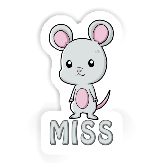 Sticker Miss Mouse Notebook Image