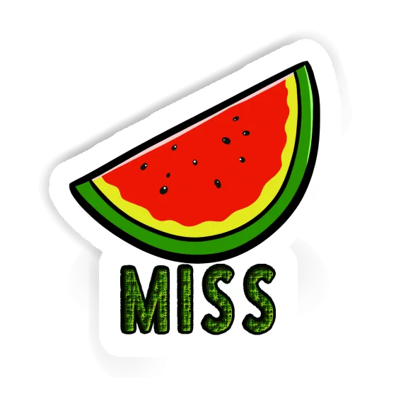 Sticker Watermelon Miss Gift package Image