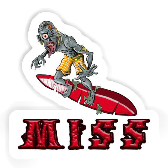 Wellenreiter Sticker Miss Notebook Image