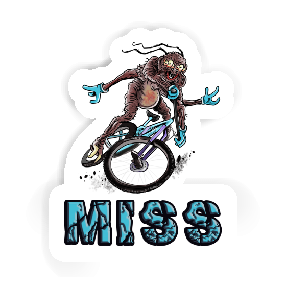 Miss Sticker Biker Notebook Image