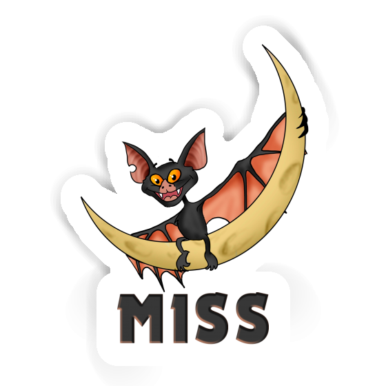 Miss Sticker Bat Notebook Image