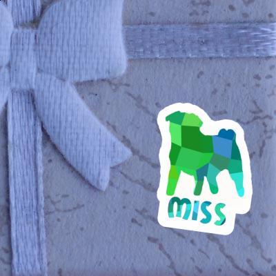 Miss Sticker Mops Notebook Image