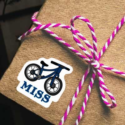 Aufkleber Fahrrad Miss Gift package Image