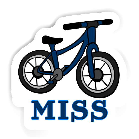 Aufkleber Fahrrad Miss Image