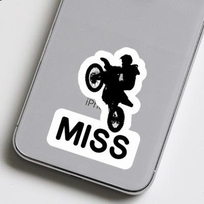 Autocollant Motocrossiste Miss Gift package Image