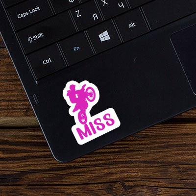 Miss Sticker Motocross-Fahrer Image