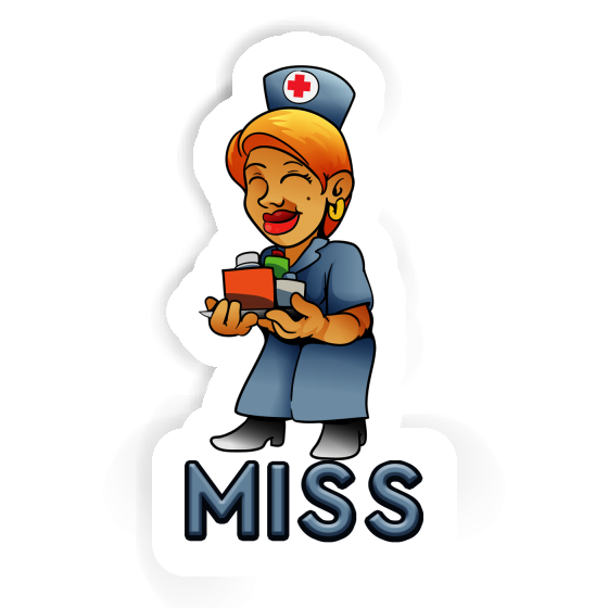 Sticker Nurse Miss Notebook Image