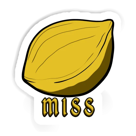 Sticker Miss Nut Notebook Image