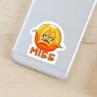 Autocollant Miss Orange Gift package Image