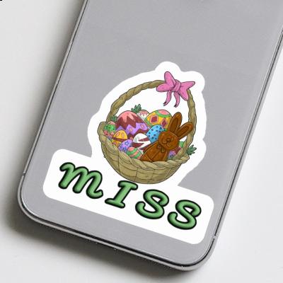 Easter basket Sticker Miss Gift package Image