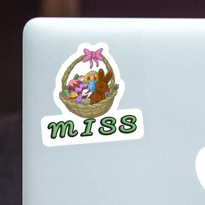 Easter basket Sticker Miss Gift package Image