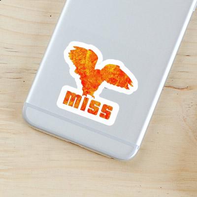 Eule Sticker Miss Image