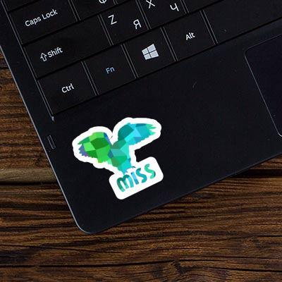 Miss Sticker Owl Image