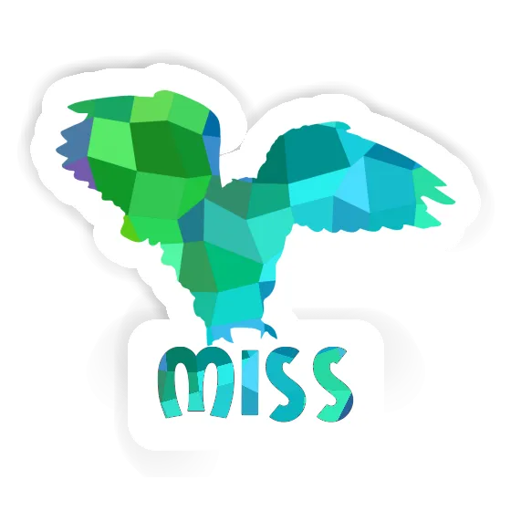 Miss Sticker Owl Notebook Image