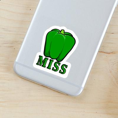 Sticker Paprika Miss Notebook Image