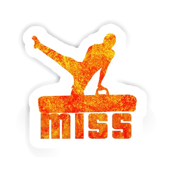 Autocollant Miss Gymnaste Image