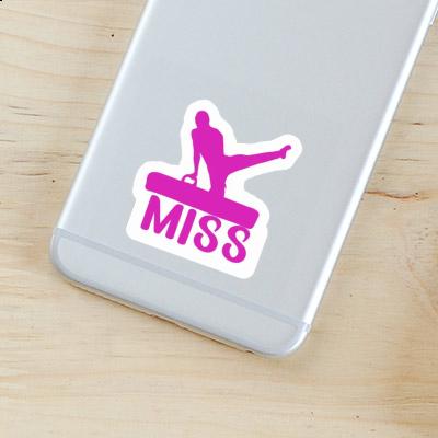 Gymnast Sticker Miss Image