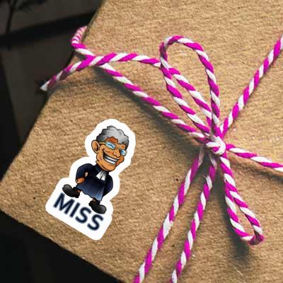 Sticker Miss Pastor Gift package Image