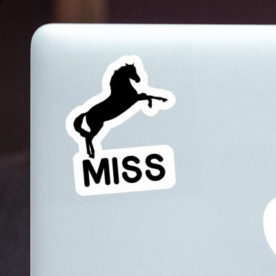 Sticker Miss Horse Notebook Image